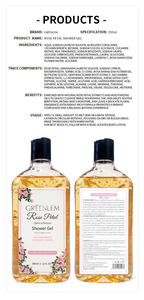 GREENLEM Gel Douche aux Pétales de Rose Infusé avec de Vrais Pétales de Rose Hydratant et Nourrissant pour Femmes - Product Image 6