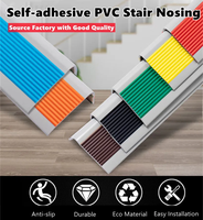 Profilés de nez de marche en PVC pour intérieur et extérieur, bandes de transition personnalisables pour escaliers, service de découpe inclus
