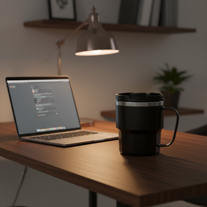 2025 gran oferta promoción BPA libre doble pared de acero inoxidable vaso de viaje taza de café con PP exterior 400ML - Product Image 3
