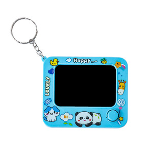 <b>Mini</b> Cartoon Drawing Board Electronic Lcd Writing Pad For Kids 3-6 Years <b>Old</b> With Keychain Pendant - Product Image 4
