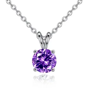 Fashion delicate chain jewelry with engrave new design zircon necklace N33