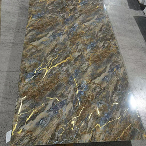 Bán buôn 1.22m * 2.44m mịn đẹp 3mm Độ dày PVC UV tấm đá cẩm thạch đá cẩm thạch nổi Hội Đồng Quản trị để trang trí - Product Image 3