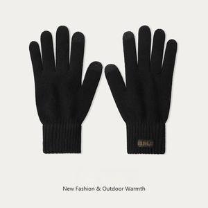 Gants de course pour <span class=keywords><strong>homme</strong></span> KAIXI, détection des aiguilles, légers, extérieur, personnalisés, en <span class=keywords><strong>laine</strong></span> mérinos, écran tactile, longueur poignet, quatre saisons - Product Image 1