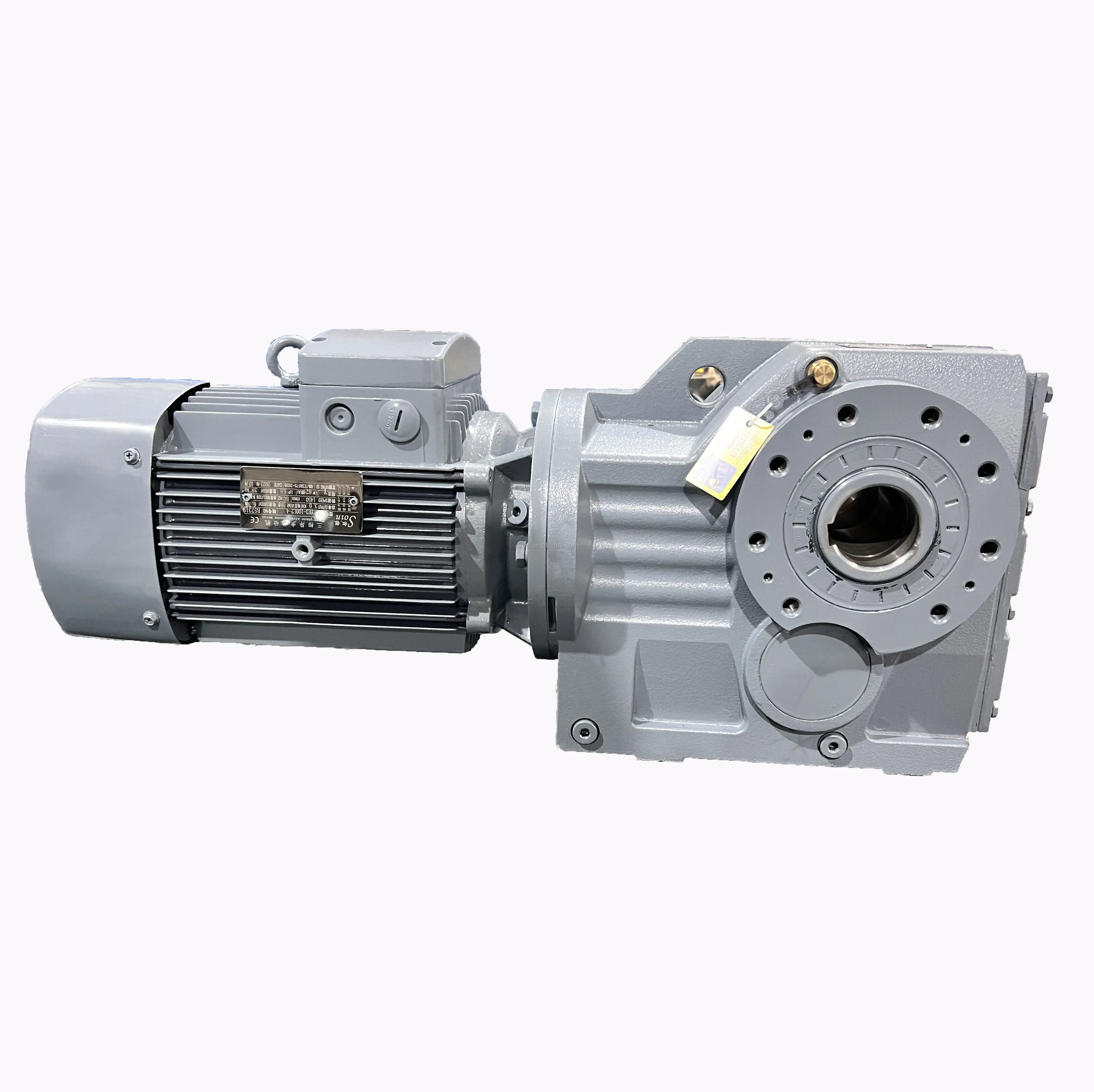 K series K57K77 5.5KW 7.5KW spiral bevel gear gearbox transmisi mekanik AC gear reducer gearbox