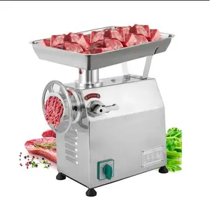 ماكينة تقطيع اللحوم مطحنة اللحوم الكهربائية المصنوعة من الفولاذ المقاوم للصدأ