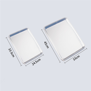 Bandeja para Hornear, Bandeja para Tartas, Bandeja para Hornear Hamburguesas, Brownies, Cocina, <span class=keywords><strong>40x60</strong></span> cm, Antiadherente, para Asar, Ovalada, para 60 Pasteles - Product Image 2