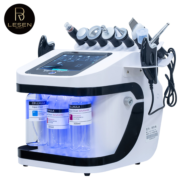 Portable 8 in 1 Small Bubble Hydro Aqua Peel Hydra Beauty Facial Machine Microdermabrasion Machine