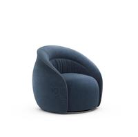 Fauteuil simple en tissu rembourré KOHO Soft 360 °   Canapé pivotant automatique de loisirs pour projets de mobilier commercial