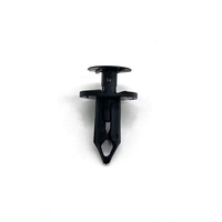 Attaches universelles en plastique Rivet noir Clip de retenue Attache Automobile Rivet Clip de voiture pour voiture japonaise Auto Push Pin Clips