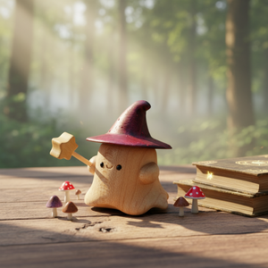 Adornos <span class=keywords><strong>de</strong></span> elfos grabados en madera maciza, arte creativo <span class=keywords><strong>de</strong></span> tallado y ensamblaje, decoración del hogar, regalo lindo - Product Image 3