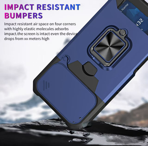 Gscase Điện Thoại Trường Hợp Trượt Máy Ảnh Chủ Thẻ Nặng Bảo Vệ Chân Đế Armor Bìa Đối Với <span class=keywords><strong>iPhone</strong></span> 17 16 15 14 13 12 11 Pro Max - Product Image 4