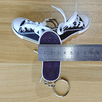 Mini chaussures en toile mignonnes pour support latéral de moto, support de vélo, support de planche à roulettes, chaussures de breakdance pour doigts, chaussures pour fingerboard