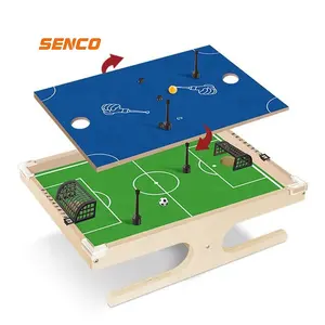 Jogo de futebol magnético exclusivo, jogo de mesa de madeira maciça, futebol, hóquei, brinquedos para festas, esportes, jogo de mesa, conjunto