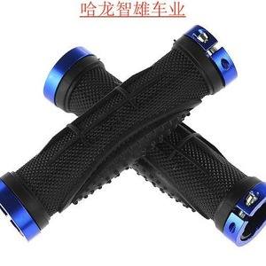 Puños para Manillar de Bicicleta de Montaña, TPR, Doble Bloqueo, Negro, Rojo, Azul, Accesorios Universales para Ciclismo al Aire Libre - Product Image 3
