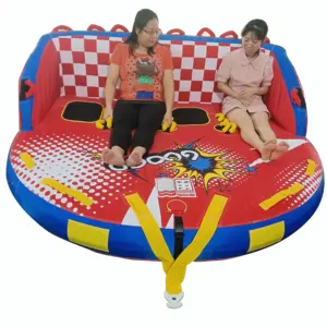 Juegos de deportes acuáticos, trineo de nieve hinchable, inflable, tubo de esquí, sofá, deporte acuático