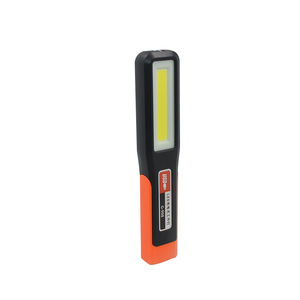 Lampe de travail COB rechargeable, corps en plastique noir, éclairage rouge, portable, pour réparation d'urgence - Product Image 4