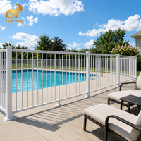 Panneau de clôture en aluminium noir pour terrasse, porche, balcon, jardin, résistant à la rouille, revêtement en poudre, fabrication américaine, sur mesure, OEM