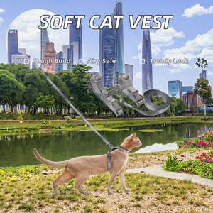 Arnés y Correa para Perro de Nailon Suave y Cómodo, Personalizado, Fácil de Controlar, Transpirable, Seguro para Caminar y Viajar - Product Image 2