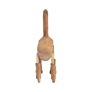 Coppia di Statuette di Anatre in Legno con Stivali e Tacchi per Decorazione Domestica, Esposizione su Scaffale, Scultura Decorativa Animale - Product Image 4