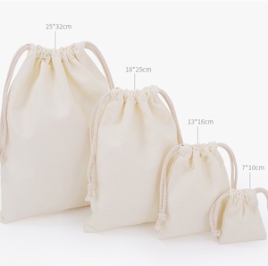 Bolsas de Regalo Promocionales al por Mayor, Ecológicas, a Prueba de Polvo, con Logotipo Personalizado Impreso, Bolsas de Lona de Algodón con Cordón - Product Image 5