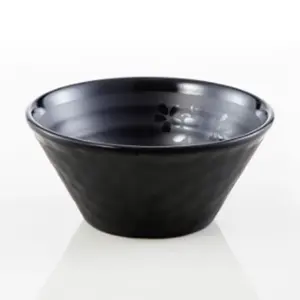 High Quality Low Price A5 Restaurant Pho Melamine Black Rice Soup Bowl