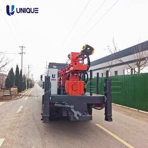 Foreuse rotative diesel montée sur camion pour puits d'eau, profondeur de forage 500m, diamètre de trou 500mm, avec nouveau roulement de moteur pour terres agricoles - Product Image 3