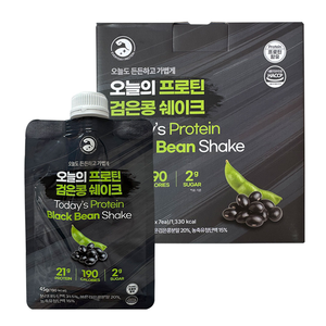 SIMBAK Batido de Proteínas del Día (Batido de Proteínas de Frijol Negro) Hecho en Corea, Bebida Lista para Beber, 21 g de Proteínas, 2 g de Azúcar, 190 kcal - Product Image 1