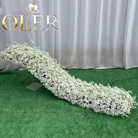 Chemin de table floral artificiel en soie réaliste OLERAY pour mariage, centre de table, décoration de fête et de cérémonie, vente en gros