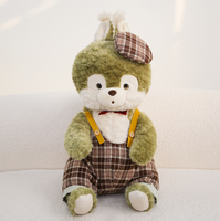 Adorable jouet en peluche écureuil brun pour bébé, vente en gros, usine de jouets, échantillon gratuit