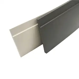 Düşük fiyat yumuşak PVC süpürgelik profil profil mutfak baza zemin dekorasyon döşeme kaplamaları