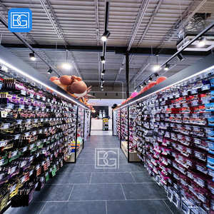 Comptoir de cheveux de fabrication d'usine Design d'intérieur magasin d'<span class=keywords><strong>extension</strong></span> de cheveux perruque en métal meubles d'affichage de boutique - Product Image 5