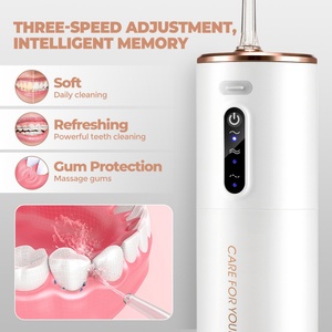 Hydropulseur dentaire sans fil portable électrique étanche rechargeable par USB - Product Image 2