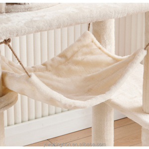 Multi-layer Luxury Cat Tree Climbing Frame Hammock Condo Kittens Interactive Sisal Scratching <b>Post</b> Plush Cat Tree - Product Image 6