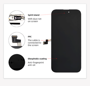 Soft OLED Touch Screen Assembly for iPhone 16 Pro Max Replacement Display In-cell LCD Repair Part - Product Image 5
