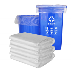 Le sac en plastique transparent de PE fabrique le sac de déchets pour des déchets de cuisine de déchets de jardin grands sacs poubelle clairs 13 gallons - Product Image 5