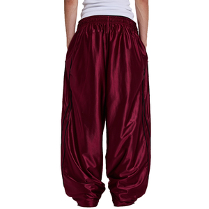 High Quality Blank Baggy <b>Wide</b> <b>Leg</b> <b>Trousers</b> <b>Men</b> Vapor Joggers Elastic Waist Oversized Stacked Pants <b>Men</b> Sportswear Sweatpants - Product Image 2
