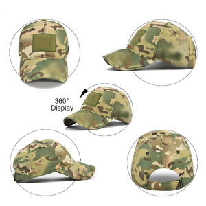 Gorra de Béisbol Táctica Vintage <span class=keywords><strong>para</strong></span> Hombre, <span class=keywords><strong>para</strong></span> Senderismo, con Logotipo Personalizado de Fábrica Bordado, Gorra <span class=keywords><strong>para</strong></span> el Sol con Efecto Envejecido - Product Image 4