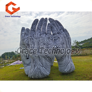 Modèles de mains gonflables géantes pour événements artistiques, figurines de mains gonflables d'extérieur pour la décoration de scènes - Product Image 6