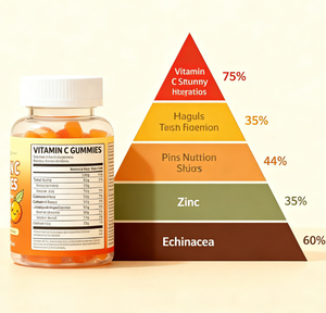 วิตามินซีธรรมชาติแบบกัมมี่สำหรับผู้ใหญ่ - อาหารเสริมสารต้านอนุมูลอิสระประจำวันเพื่อเสริมสร้างภูมิคุ้มกันและสุขภาพผิว - Product Image 5