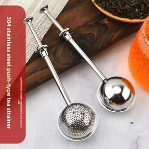 <span class=keywords><strong>Infuseur</strong></span> à thé rétractable créatif et moderne en acier inoxydable 304 avec filtre en maille, origine Chine - Product Image 4