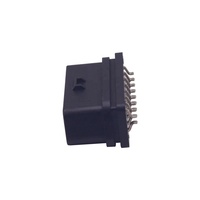 OEM J1962 OBD2 Schwarz Gefalteter Femael16-Stiftstecker OBDII-Paar Biege buchse