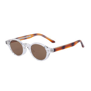 Nuevas gafas de sol redondas con montura pequeña para mujer, lentes de PC con protección UV400, gafas de sol de moda, venta al por mayor transfronteriza - Product Image 5