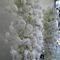 Chemin de table élégant pour événements et fêtes, en gros pour les grossistes, bouquet de fleurs de gypsophile anti-plis et durable