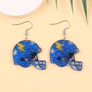 Ornement pour événements sportifs, boucle d'oreille avec drapeau national, à clipser, non percée, pour stade - Product Image 4