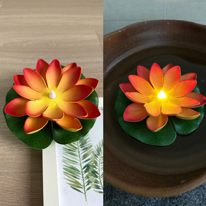 <b>LED</b> Floating Lotus Flower <b>Light</b>, Waterproof Colorful Sensor Night Lamp for Pool Pond Decoration & Festival Wish Lantern Holiday - Product Image 5