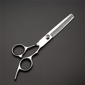 7.5inch White Paint Stainless Steel Pet Beauty <b>Scissors</b> Straight Cut Suit 3 Pack with Comb and Dense Tooth Braces for <b>Dogs</b> - Product Image 3