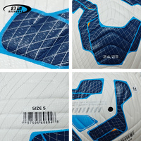Service OEM ODM, taille personnalisée, ballon de football léger et durable en cuir PU thermocollé pour enfants