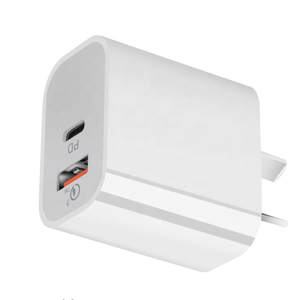 <span class=keywords><strong>Cargador</strong></span> USB con Logotipo Personalizado, Enchufe AU/UK, Adaptador PD 20W QC3.0, <span class=keywords><strong>Doble</strong></span> Puerto, Carga Rápida 5V/3A para <span class=keywords><strong>iPhone</strong></span> 16, Tipo C QC3.0 - Product Image 3