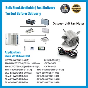 Motor de Ventilador Exterior Midea VRF YKS-450-6-11 YDK450-6C 450W, Motor de Ventilador de Condensador para Aire Acondicionado, Repuesto para HVAC - Product Image 4