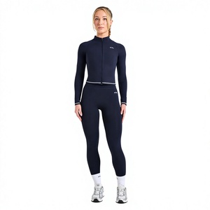 Custom Plain Long Sleeves Custom White Ribbed Women Jumpsuit Bodycon Bodysuit Fall Romper Women Ladies Clothing 2026 - Product Image 1